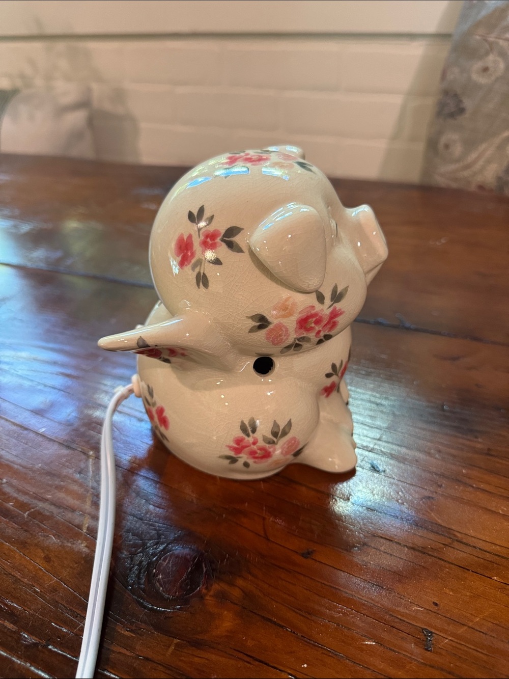 Vintage Porcelain Pig Night Light - Picture 4 of 10